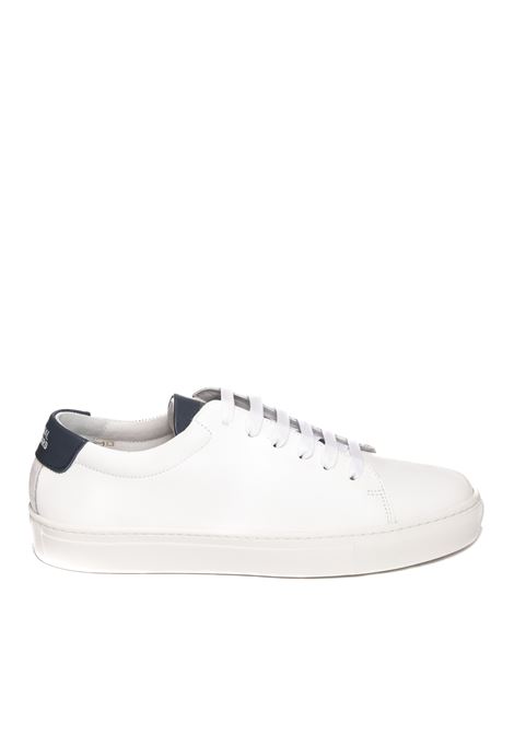 White/blue m03 sneaker NATIONAL STANDARD | M03PELLE-WHT/NAVY